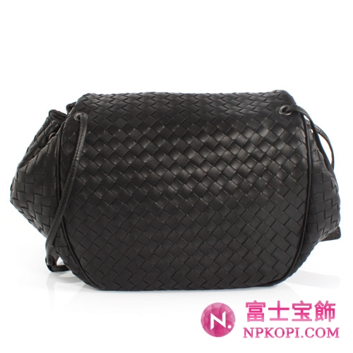Bottega Veneta/ボッテガ・ヴェネタ  ラムスキン ショルダーバッグ ブラック 245342V00168175